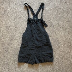 Aerie Charcoal Denim Romper